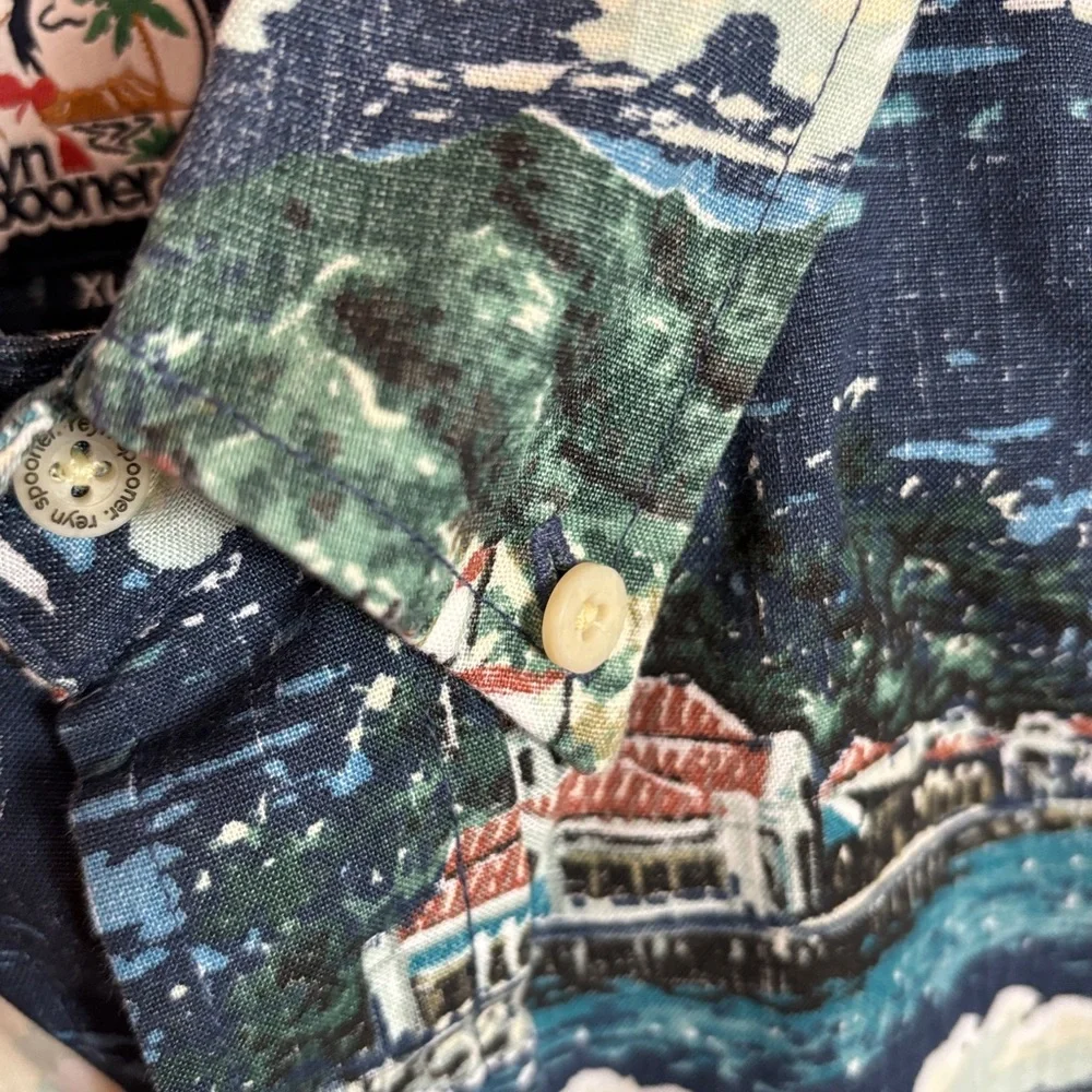 NWOT Reyn Spooner Catalina Spooner Cloth blue men’s XL - Picture 5 of 8